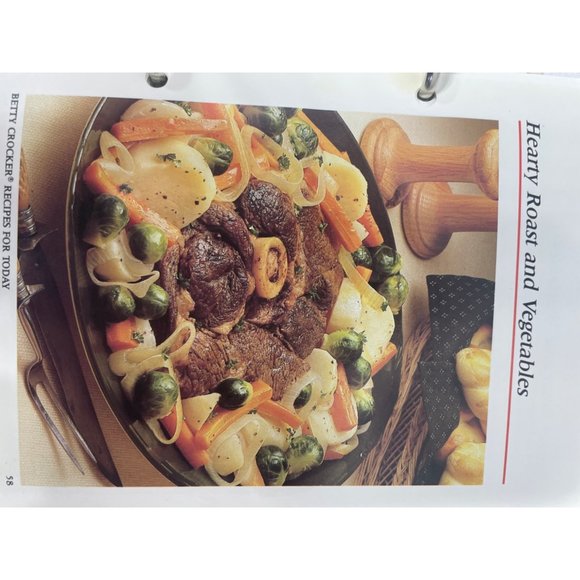 Betty Crocker Recipes for Today 1986 General Mills Quick Easy Answer to Your Coo - Picture 4 of 7